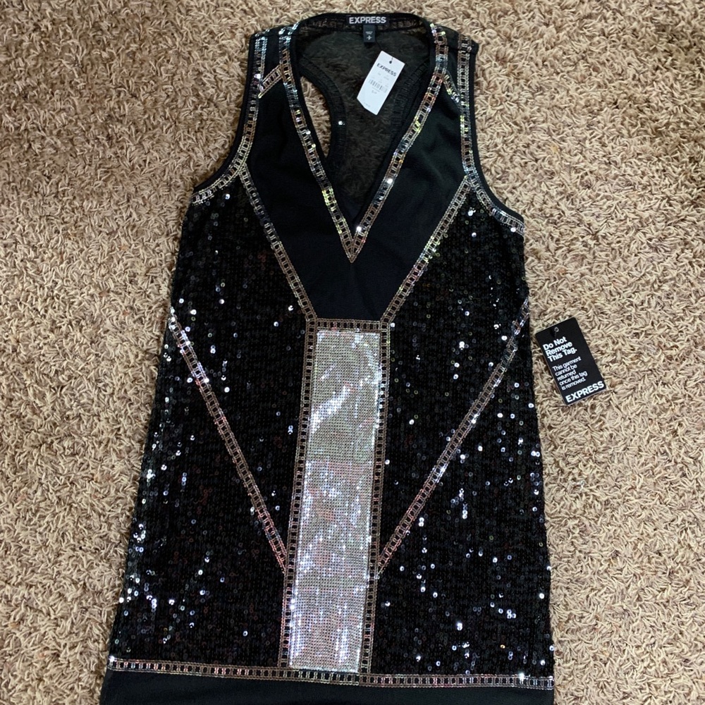 Express dress sparkle small